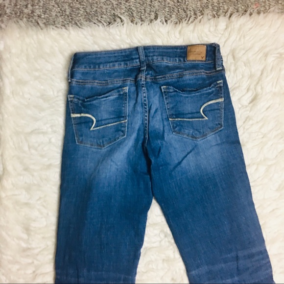 American Eagle Outfitters Skinny Jeans Ripped Size 4 - Picture 10 of 15